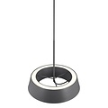 Lámpara colgante LED blanca o gris redonda 14,5W 360mm Ø