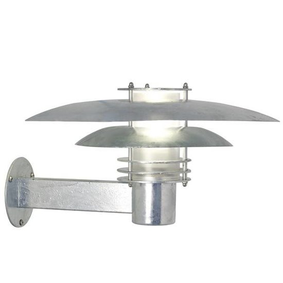 Wandlamp buiten industrieel koper of grijs E27 IP44 390mm