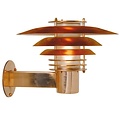 Außenwandleuchte Kupfer oder verzinkt E27 IP54 310mm Ø