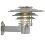 Outdoor wall light copper or galvanized E27 IP54 310mm Ø