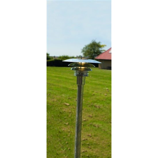 Poller hellkupfer oder grau E27 1130mm hoch
