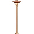 Bollard light copper or grey E27 1130mm high
