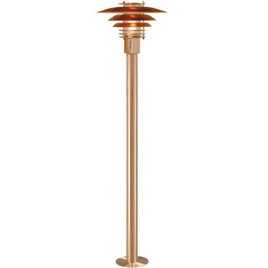 Poller hellkupfer oder grau E27 1130mm hoch