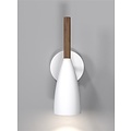 Wandlamp design zwart, wit of grijs GU10 260mm hoog