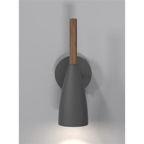 Wandleuchte Design weiß, schwarz oder grau GU10 260mm hoch