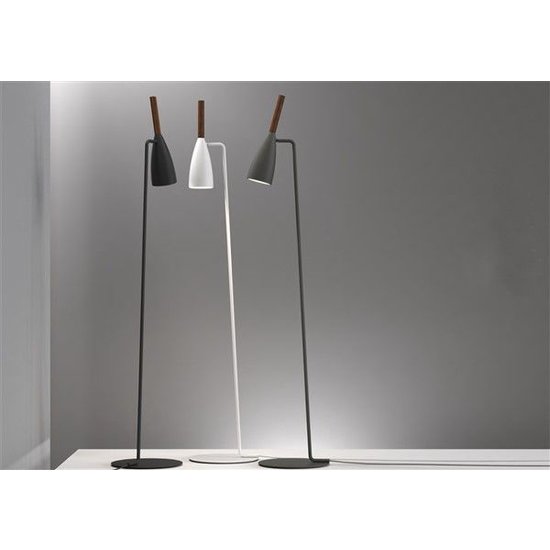 Floor lamp design black, white, gray orientable GU10 1500mm