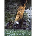 Ground spotlight black on tripod GU10 400mm high