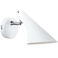 Applique Vanila métal noir, culot E14, abat-jour 145mm, orientable 350°, cordon 210cm avec interrupteur