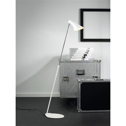 Lampe sur pied design noir ou blanc E14 740-1290mm haut