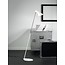 Standing lamp design black or white E14 740-1290mm high