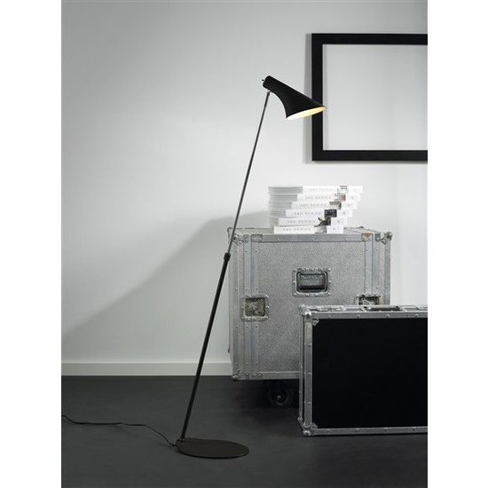 Lampe sur pied design noir ou blanc E14 740-1290mm haut
