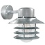 Outdoor wall lamp black galvanized downward E27 220mm