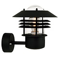 Outdoor wall lamp black-white-galvanized-inox IP54 220 Ø