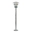 Bollard light black-galvanized-inox E27 IP54 glass 920mm high