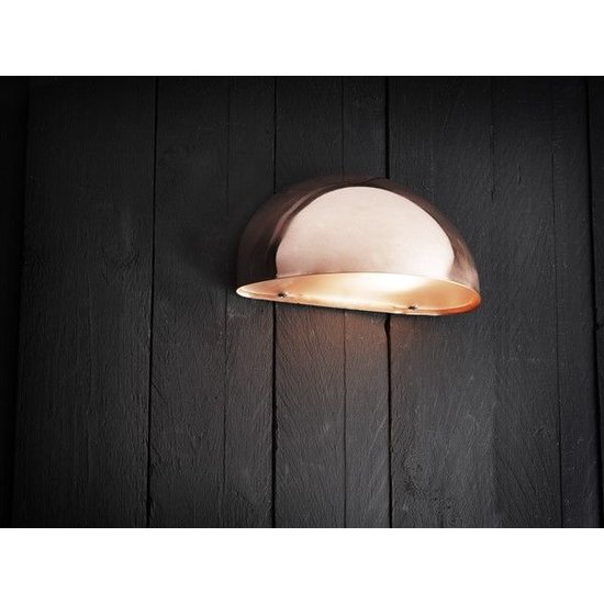 Aplique Scorpius de exterior, blanco, metal-policarbonato, casquillo E27, IP23, 200 x 100 mm