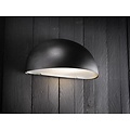 Outdoor wall light copper-black-white-galvanized sphere