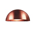 Outdoor wall light copper-black-white-galvanized sphere