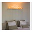 Wandleuchte Landhausstil LED bronze-chrom-weiß 5 Kerzen