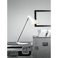 Vanilla desk lamp white, metal shade Ø145mm on Ø190mm base, 440mm high, E14 fitting, IP20, shade rotates 350°