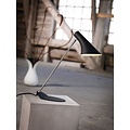 Lámpara de escritorio Vanilla blanca, pantalla metálica Ø145mm sobre base Ø190mm, 440mm de alto, casquillo E14, IP20, giro 350°