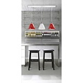 Riel para lámpara colgante 3x 1130mm largo gris