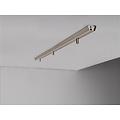 Monte 3 rail de 1130 mm pour 3 suspensions, acier brossé, pour abat-jours jusqu'à 30 cm