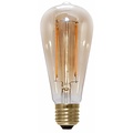 Kooldraadlamp LED lang dimbaar 6W goudkleurig
