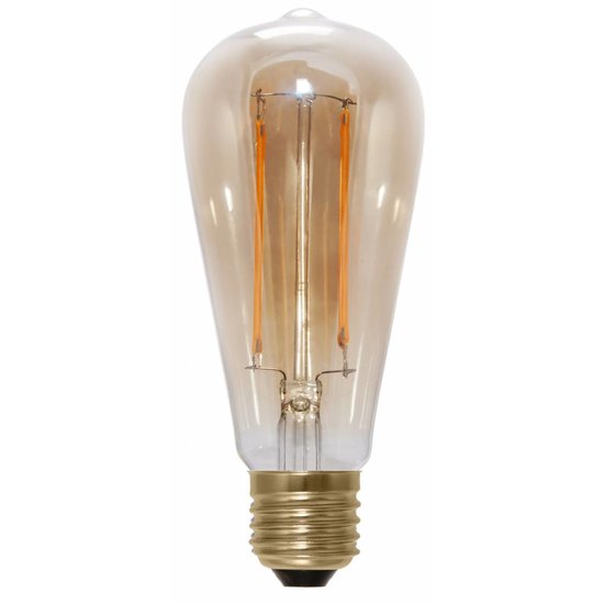 Filamento LED jaula de ardilla regulable 6W color oro