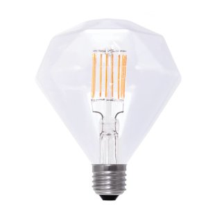 Ampoule diamant LED E27 6W filament