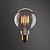 LED lamp E27 rond 8W filament dimbaar goudkleurig