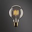 Bombilla LED redonda filamento 8W E27 regulable color oro
