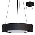 Luminaire suspendu noir ou blanc LED rond 366mm 30W
