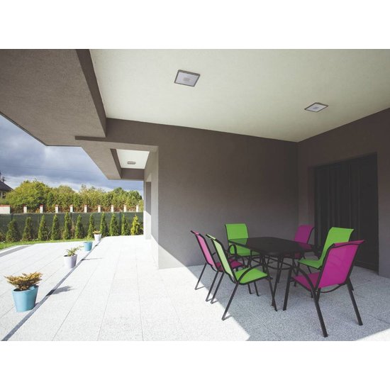 Deckenleuchte Outdoor quadratisch LED-Design 180x180mm 12W