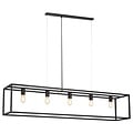 Fantasia Kago hanglamp oud koper, staal, 5x E27 fitting (excl. lampen), 150 x 30 x 30 cm, IP20, 220-240V