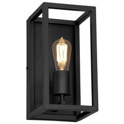 Fantasia Kago wandlamp zwart landelijk E27 300mm hoog