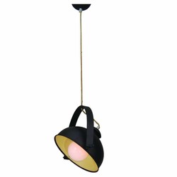 Lampe suspendue salle à manger brun rouille beige 350mm E27