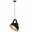Pendant light fixture industrial rust beige 350mm E27