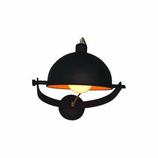 Industrial wall light rust brown beige 350mm E27 tiltable