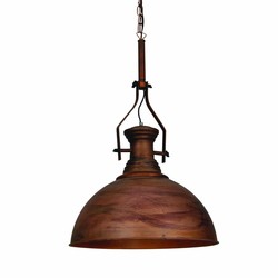 Luminaire suspendu vintage cuivre-bronze-blanc-noir 500mm