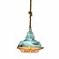 Hanglamp industrieel goedkoop wit-groen-oud wit 350mm E27