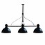 Hanglamp woonkamer industrieel zwart 1200mm E27x3