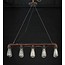 Luminaire suspendu vintage rouille 670mm E27x5