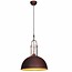 Hanglamp boven eettafel vintage koper, bruin, grijs 380mm