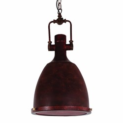 Luminaire suspendu vintage cuivre avec chaîne 300mm E27