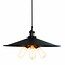 Homelighting Dakar lámpara colgante industrial negro mate con portalámparas bronce, diámetro 460mm, 3x E27 (bombillas no incluidas)
