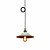 Hanglamp industrieel wit of zwart rond 300mm Ø E27