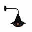 Wall light sconce industrial black mat 300mm E27