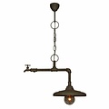 Pendant light dining room rust brown, beige vintage 500mm E27