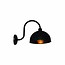 Wall light sconce industrial black arm 240mm Ø E27