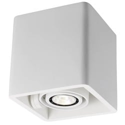 Fantasia ZivaBox ceiling lamp white plaster square GU10